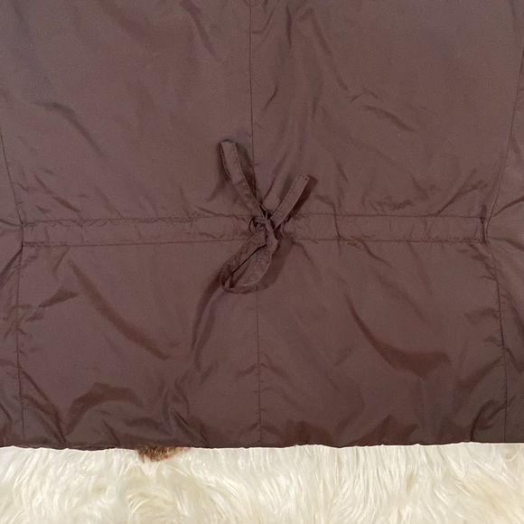 Todd Smith Brown Button Down Faux Fur Collar Vest - Picture 6 of 7